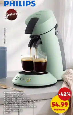 PENNY Philips Senseo Kaffeepadmaschine Angebot