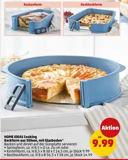 PENNY HOME IDEAS Cooking Backform aus Silikon, mit Glasboden* Angebot