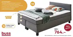 Möbel Buss Boxspringbett Angebot