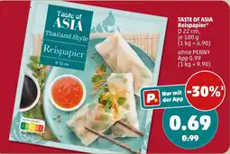 PENNY Taste of Asia Reispapier Angebot