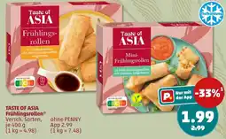 PENNY Taste of ASIA Mini-Frühlingsrollen Angebot