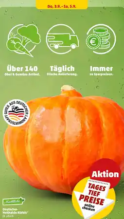 PENNY Deutscher Hokkaido Kürbis Angebot