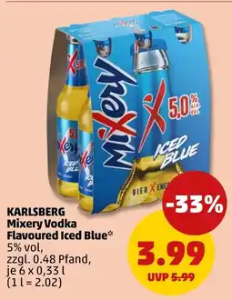 PENNY KARLSBERG Mixery Vodka Flavoured Iced Blue* Angebot