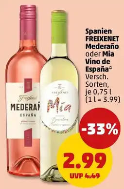 PENNY Freixenet Mederaño oder Mia Vino de España Angebot