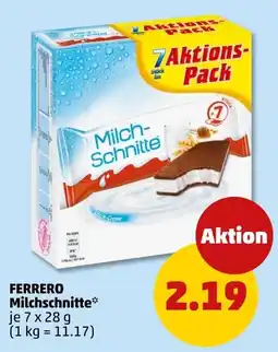 PENNY FERRERO Milchschneite Angebot