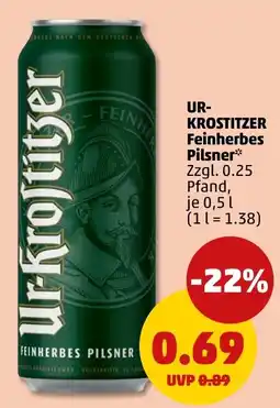 PENNY UR-KROSTITZER Feinherbes Pilsner Angebot