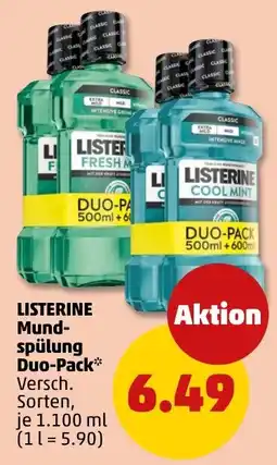 PENNY LISTERINE Mundspülung Duo-Pack* Angebot