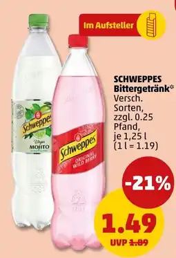 PENNY Schweppes Bittergetränk Angebot