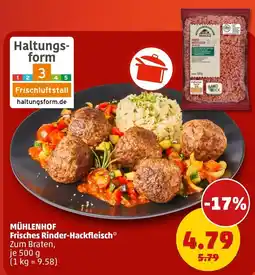 PENNY MÜHLENHOF Frisches Rinder-Hackfleisch Angebot