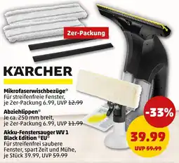 PENNY KÄRCHER Akku-Fenstersauger WV 1 Black Edition *EU* Angebot