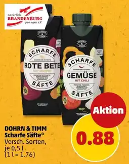 PENNY DOHRN & TIMM Scharfe Säfte Angebot