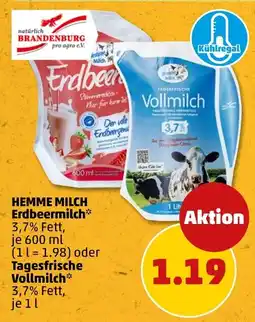 PENNY HEMME MILCH Erdbeermilch* Angebot