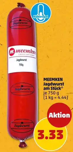 PENNY MEEMKEN Jagdwurst Angebot