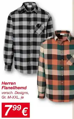 KiK Herren Flanellhemd Angebot