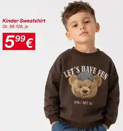 KiK Kinder Sweatshirt Angebot