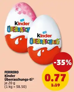 PENNY FERRERO Kinder Überraschungs-Ei Angebot