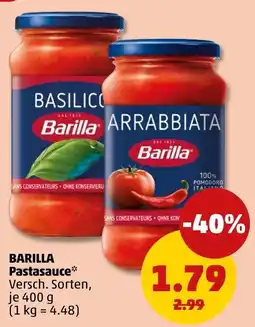 PENNY BARILLA Pastasauce* Angebot