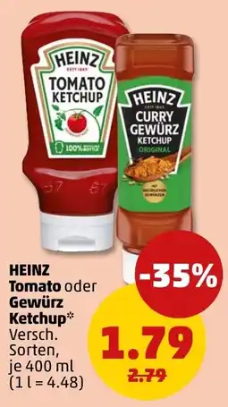 PENNY HEINZ Tomato oder Gewürz Ketchup Angebot