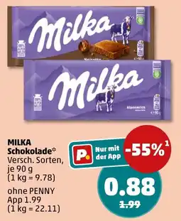 PENNY MILKA Schokolade Angebot