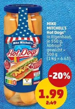 PENNY Mike Mitchell's Hot Dogs Angebot