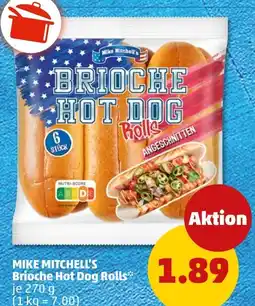 PENNY Mike Mitchell's Brioche Hot Dog Rolls Angebot