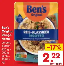 Netto Marken-Discount Ben's Original Reisgerichte Angebot