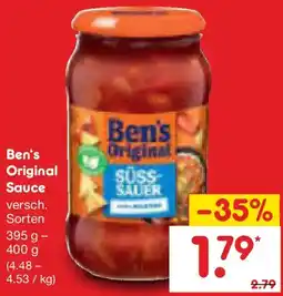 Netto Marken-Discount Ben's Original Sauce Angebot