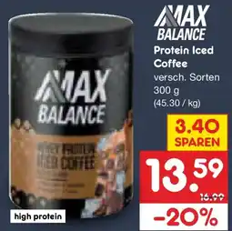 Netto Marken-Discount MAX BALANCE Protein Iced Coffee Angebot