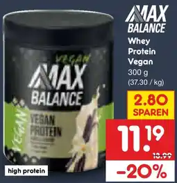 Netto Marken-Discount MAX BALANCE Vegan Protein Angebot