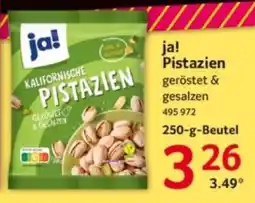 Selgros ja! Pistazien Angebot