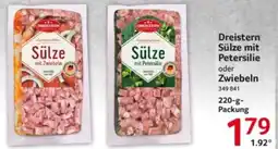 Selgros Dreistern Sülze mit Petersilie oder Zwiebeln Angebot