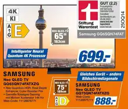 Expert SAMSUNG Neo QLED TV GQ65QN74FATXZG Angebot