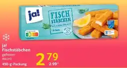 Selgros ja! Fischstäbchen Angebot