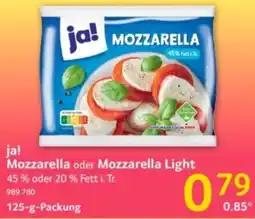 Selgros ja! Mozzarella Angebot