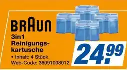 Expert BRAUN 3in1 Reinigungskartusche Angebot