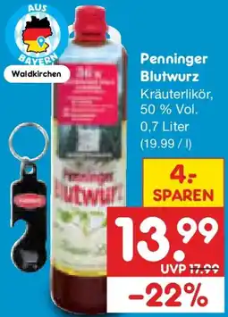 Netto Marken-Discount Penninger Blutwurz Angebot