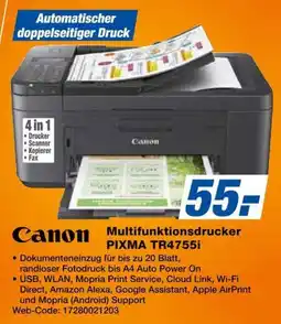 Expert Canon Multifunktionsdrucker PIXMA TR4755i Angebot