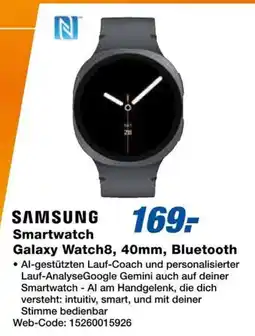 Expert SAMSUNG Smartwatch Galaxy Watch8, 40mm, Bluetooth Angebot