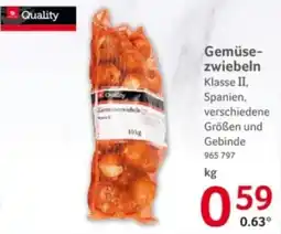 Selgros Quality Gemüsezwiebeln Angebot
