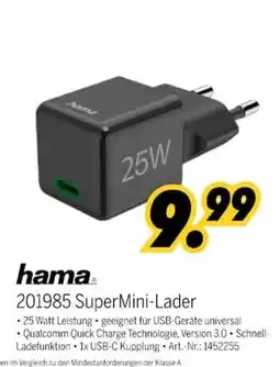 MEDIMAX hama 201985 SuperMini-Lader Angebot