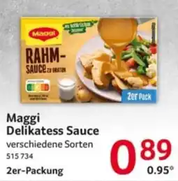 Selgros Maggi Delikatess Sauce Angebot
