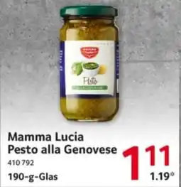 Selgros Mamma Lucia Pesto alla Genovese Angebot