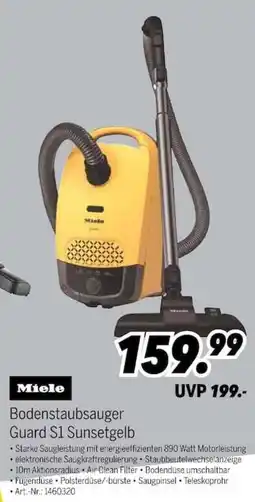MEDIMAX Miele Bodenstaubsauger Guard S1 Sunsetgelb Angebot
