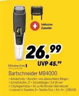 MEDIMAX REMINGTON Bartschneider MB4000 Angebot