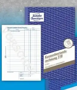 Selgros AVERY Zweckform Kassenbestandsrechnung 318 Angebot