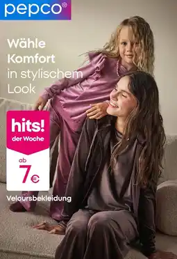 PEPCO Veloursbekleidung Angebot