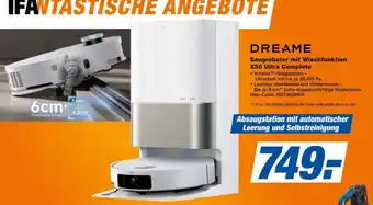 DREAME Saugroboter mit Wischfunktion X50 Ultra Complete