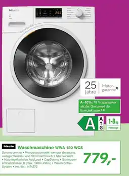 EP Miele Waschmaschine WWA 120 WCS Angebot