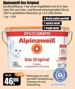 V Baumarkt Alpinaweiß Das Original Angebot