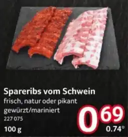 Selgros Spareribs vom Schwein Angebot